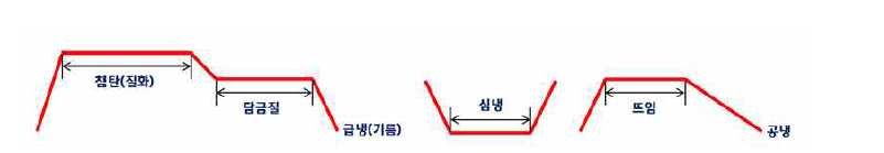 핀 열처리 공정 모식도