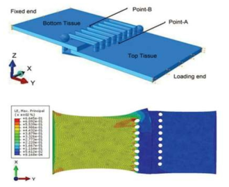 Suturing Simulation 수행 시 Suturing 경계 조건 선정