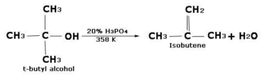 촉매법을 이용한 t-butanol로부터 이소부틸렌 생산방법