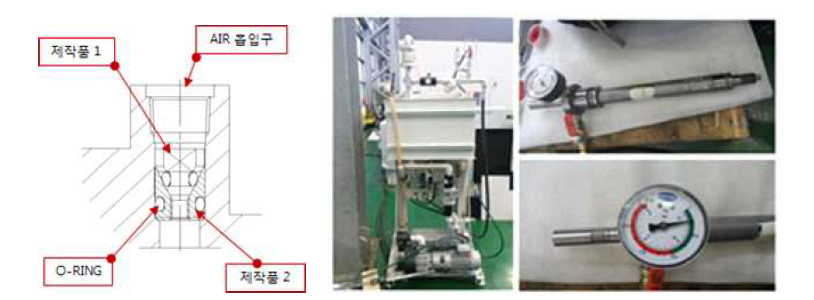 진공단열관용 Check valve의 설계 및 진공상태 유지 테스트