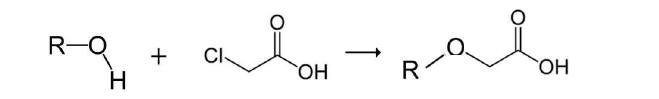 Chloroacetic acid의 카르복실화 반응의 메커니즘