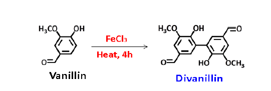 FeCl3 화학적 산화반응을 통한 divanillin 합성