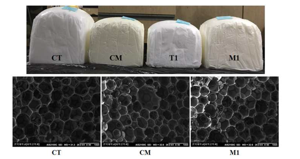 바이오 이소시아네이트와 석유계 기반 polyol을 이용한 연질 폴리우레탄 폼의 제조
