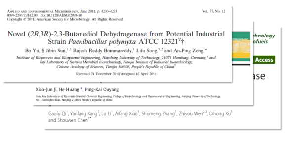 (R,R)-2,3-BDO 합성에 specific한 2,3-BDO dehydrogenase를 찾기 위한 문헌 조사