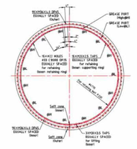 Slewing Bearing 도면 설계-2