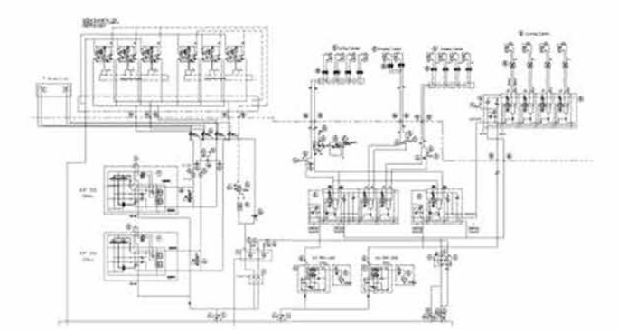 Rotator용 유압회로도