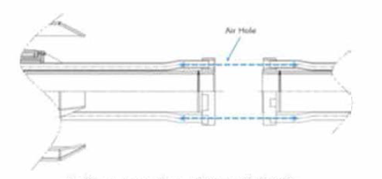 Drill Rod의 Air 통로 구조설계 개발