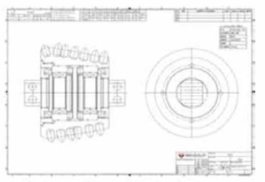 RCD (역순환굴착기〉시스템의 Roller Cutter (안)