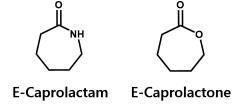 caprolactam과 Addtive 6로 추정하는 caprolactone