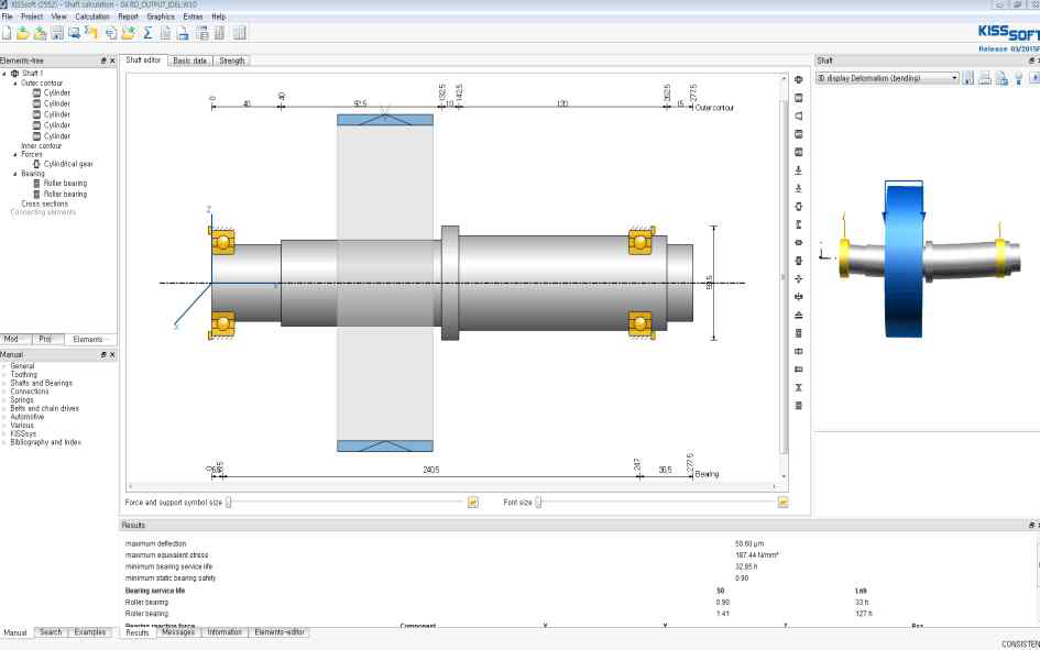 OUTPUT SHAFT 강도해석