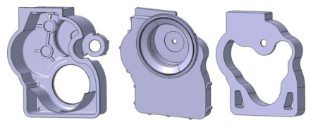 TM, TC, BEARING PLATE 금형 검토용 3D 모델링