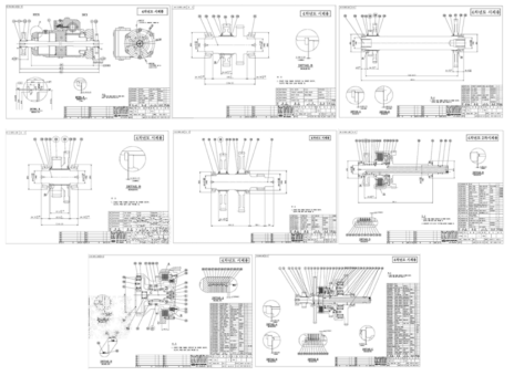 90kW급 지게차용 무단변속기 Sub Ass’y 도면