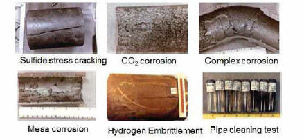 파이프라인에서의 다양한 부식 형태