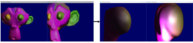 OpenGL 기반 3D 모델의 관절경 왜곡 알고리즘 구현