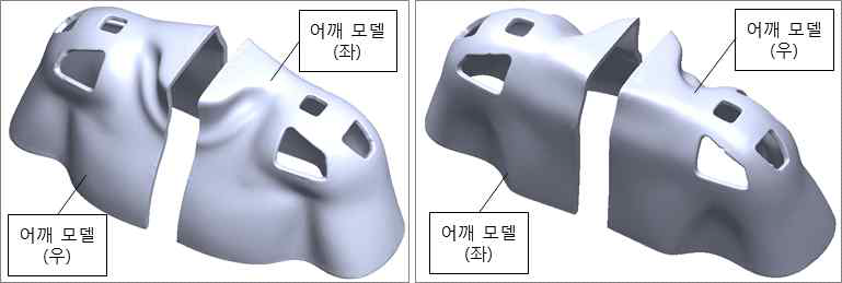 왼쪽/오른쪽 어깨 모델 개발