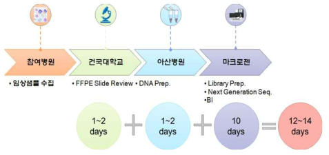 초기 암패널 검사 소요일