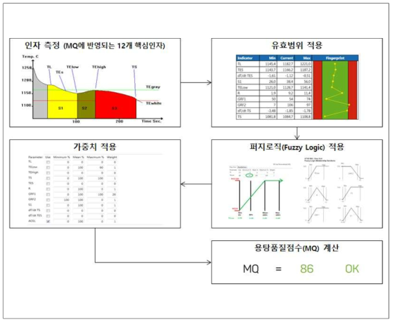 ATAS의 용탕품질점수(MQ) 도출과정