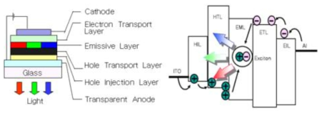OLED 구조 및 발광원리
