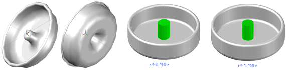 자기장 발생장치 코어의 설계도