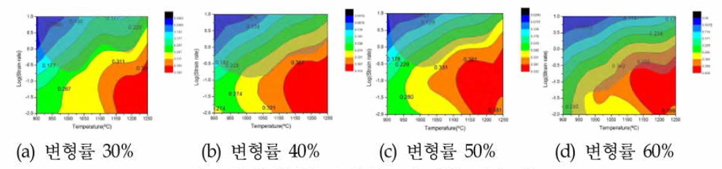 SUS304L 소재의 고온 변형 공정 지도