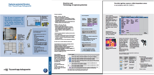 티센크루프 방폭형 엘리베이터 제품조사자료