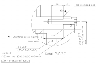 Bracket/Frame 접합면 구조-Spigot joint (3차 년도)