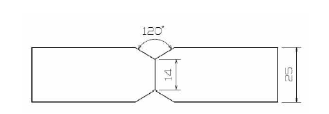 양면용접 개선 형상