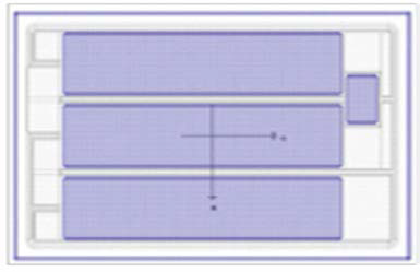 SiC MOSFET/ CPM2-1200-0025B Bare Die size(4.04 x 6.44mm)