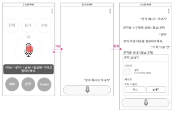 차량 운전 시 음성을 통한 제어 흐름도