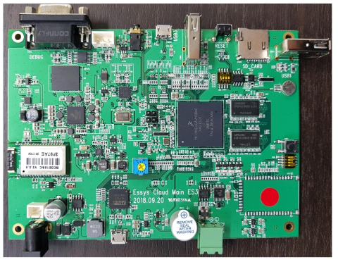 차량탑재 모듈 PCB Top면