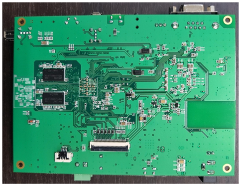 차량탑재 모듈 PCB Bottom면