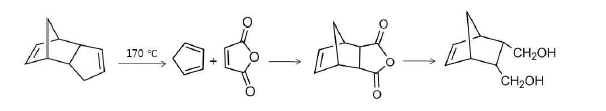 두 개의 hydroxy기를 갖는 norbornene 알콜의 합성경로