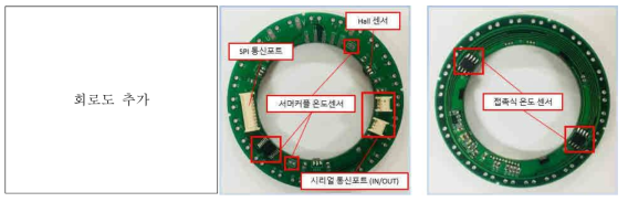 모터 결선보드 신뢰성 향상 설계 회로도