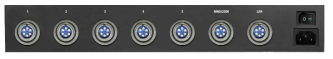 IEC61162-1,2,3 통합 멀티플렉서(MUX) 외형도 후면(안)