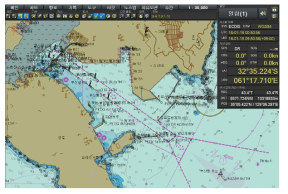 전자해도표시 화면(안)