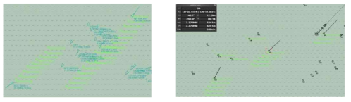 AIS(좌) 및 ARPA(우) 화면 표시(안)