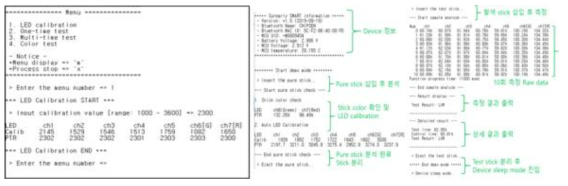 자가진단 기기 및 바이오센서 평가를 위한 자체제작 프로그램과 블루투스 통신 개선을 위한 펌웨어