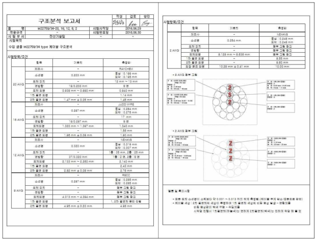 전선 구조 분석 보고서