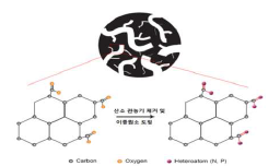 관능기 및 이종원소 도핑을 통한 탄소소재 표면 개질