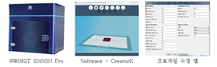 3D 프린터 및 관련 software