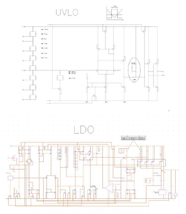 UVLO 회로도 와 LD-Out 회로도