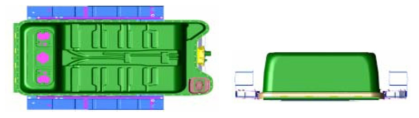 Battery(41kWh) 및 Battery(41kWh) Bracket(deg.2)간 조립 검토