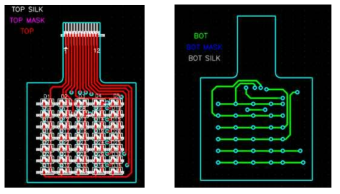 7×5 LED Flexible PCB Artwork