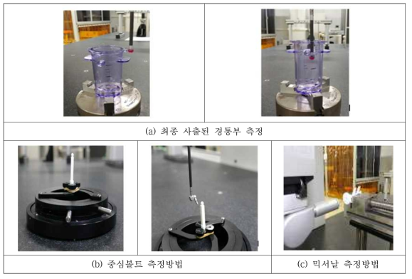 CPC 혼합기 3차원 측정 검사