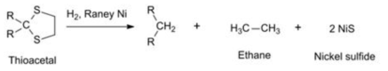 Raney nickel촉매에 의환 desulfurization