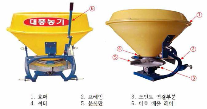 입자형 비료 살포기 (DP-2000)