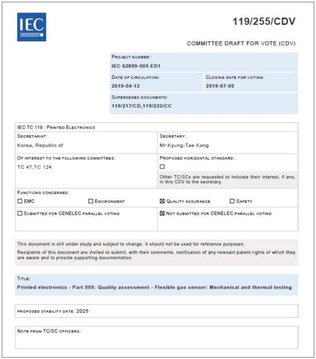 IEC TC119 62899-505 : 255/CDV