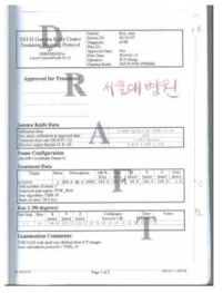 감마나이프 센터에서 일간 선량 평가에 사용되는 TPP (treatment planning protocol)