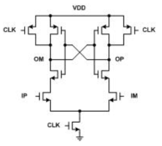 Latch circuit used in comparator