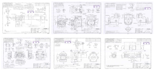 주요 부품 설계 도면